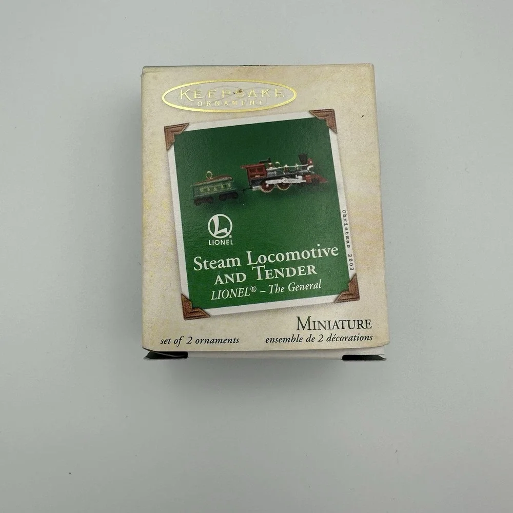 Lot Of 4 LIONEL TRAINS Hallmark Keepsake Miniature Die Cast Ornaments‎ 2002-2005